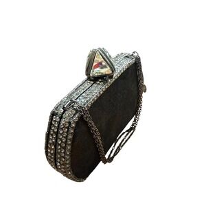 CLARA Kasavina back‎ clutch with rhinestones evening bag